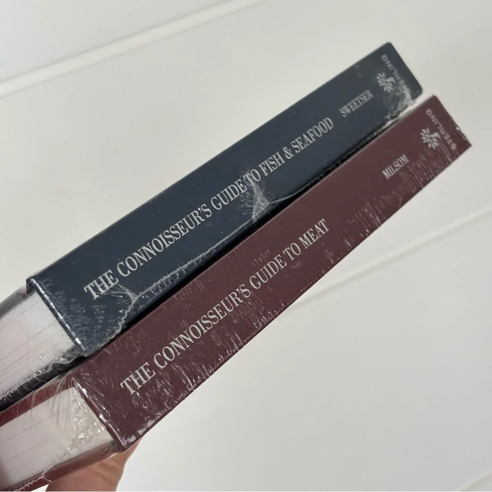 The Connoisseur's Guide Book Set - Meat and Fish & Seafood New